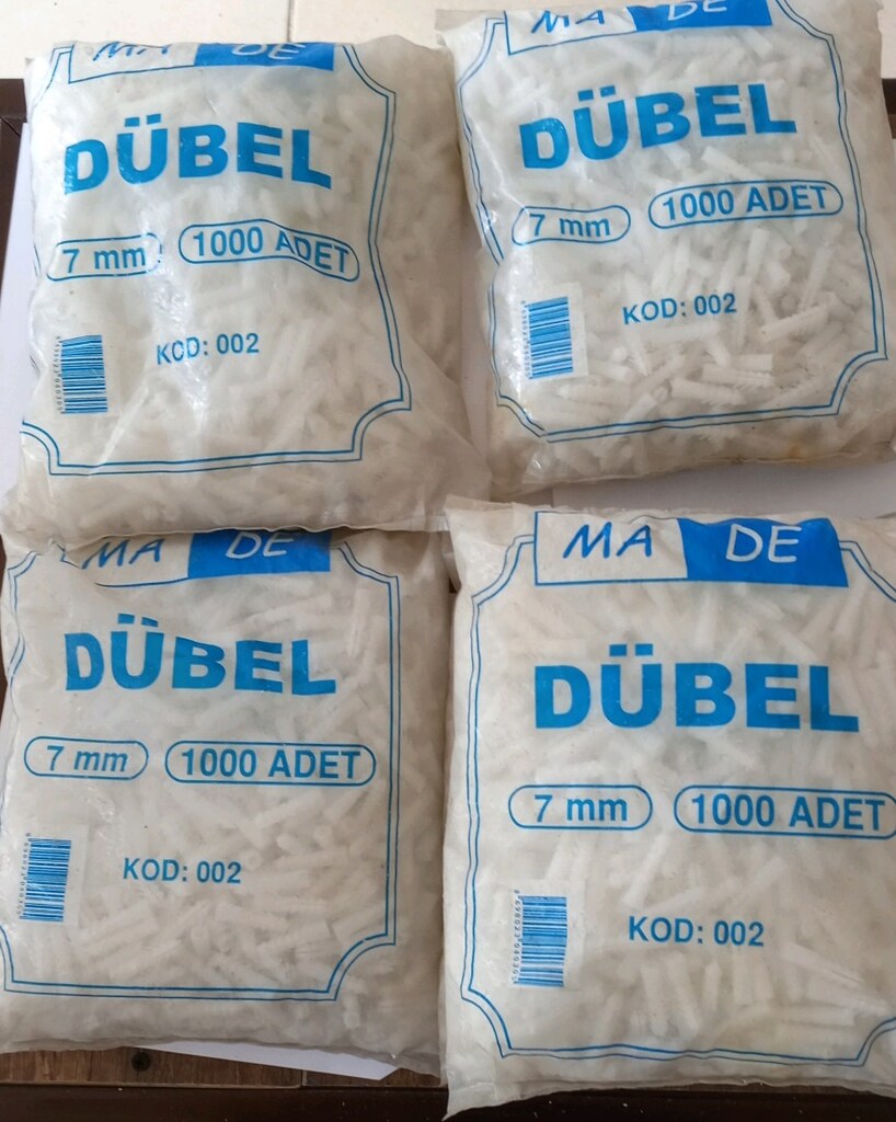 ALÇIPAN DÜBELİ VE 7MM DÜBEL - 4