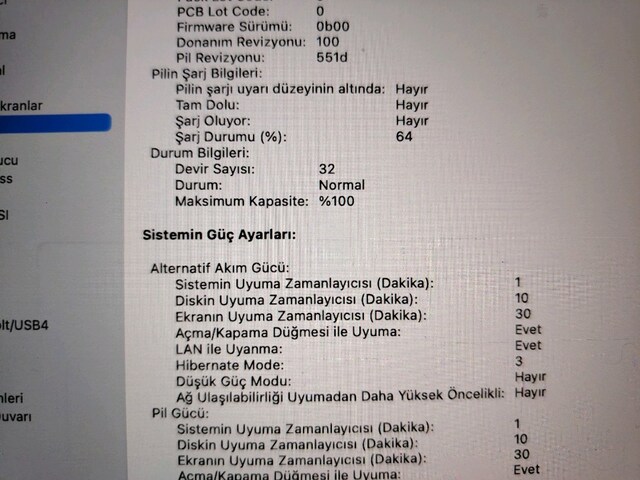16 Ay Garantili MacBook M4 Air 13 256