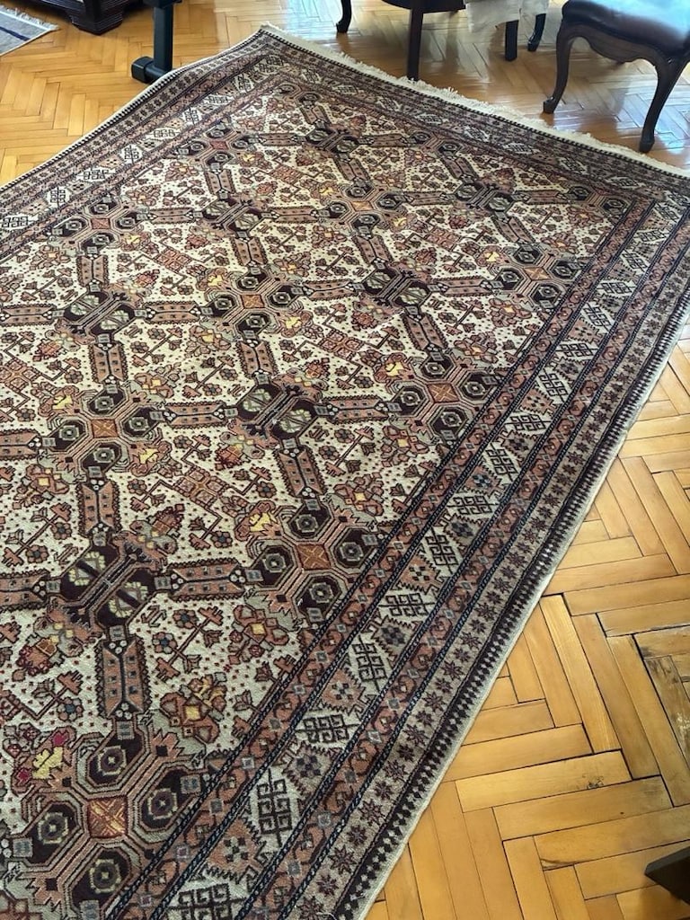 El dokuma Sivas Cezaevi halısı 6 m2