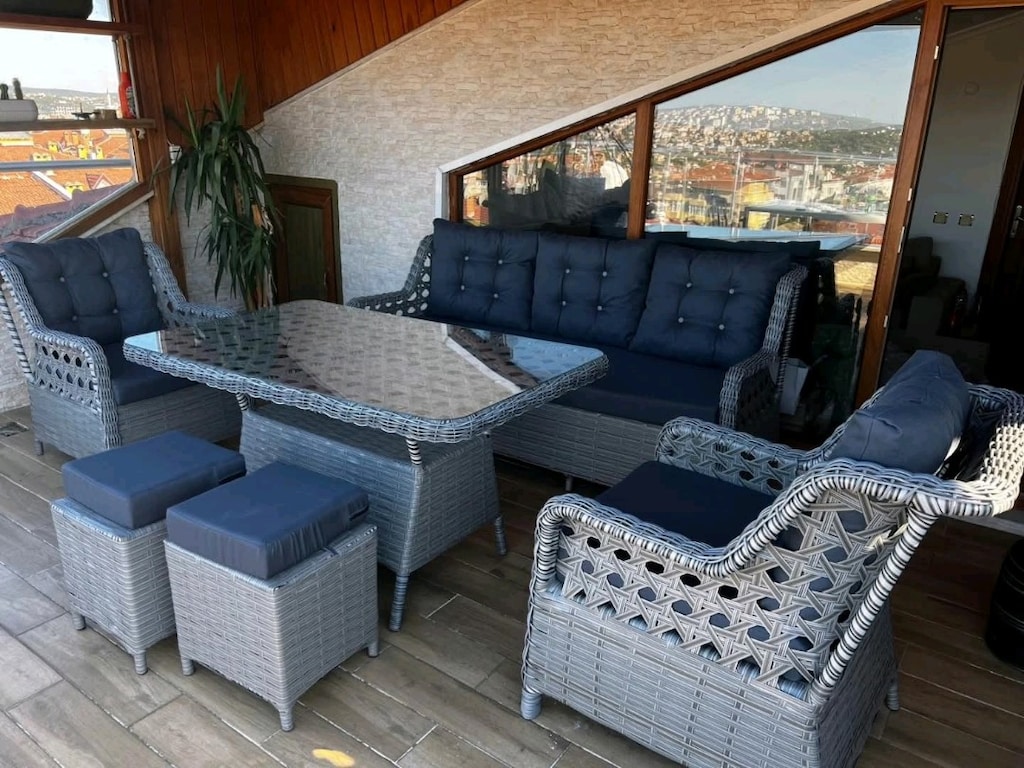 rattan bahçe balkon mobilyasi, rattan mobilya, teras mobilyası - 5