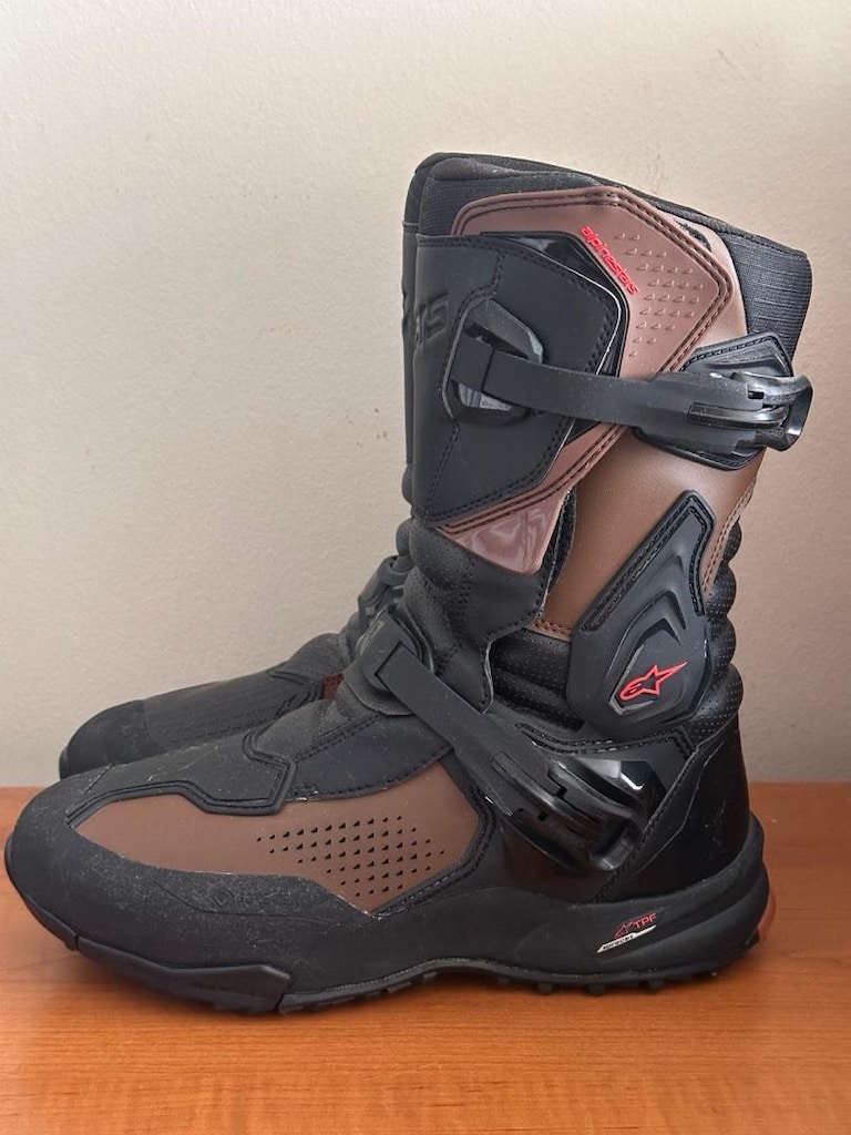 Alpinestars XT-8 Gore-Tex Korumalı Motosiklet Botu Siyah / Kahve - 3