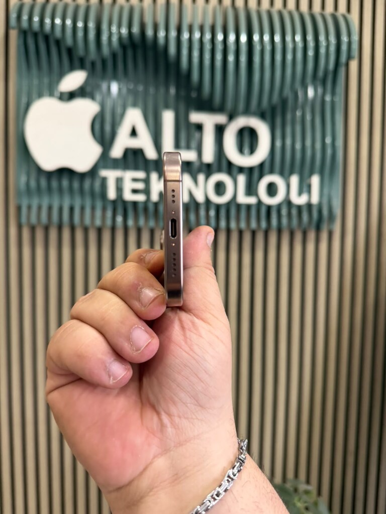 16 PRO 128 GB ÇÖL TİTANYUM AVRUPA 12 AY AÇIK ! - 5
