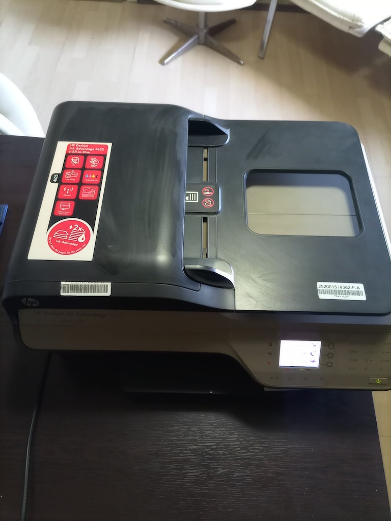 HP Deskjet Ink Advantage 4625 Yazıcı, Tarayıcı, Fotokopi, Faks(Wi-Fi) - 4