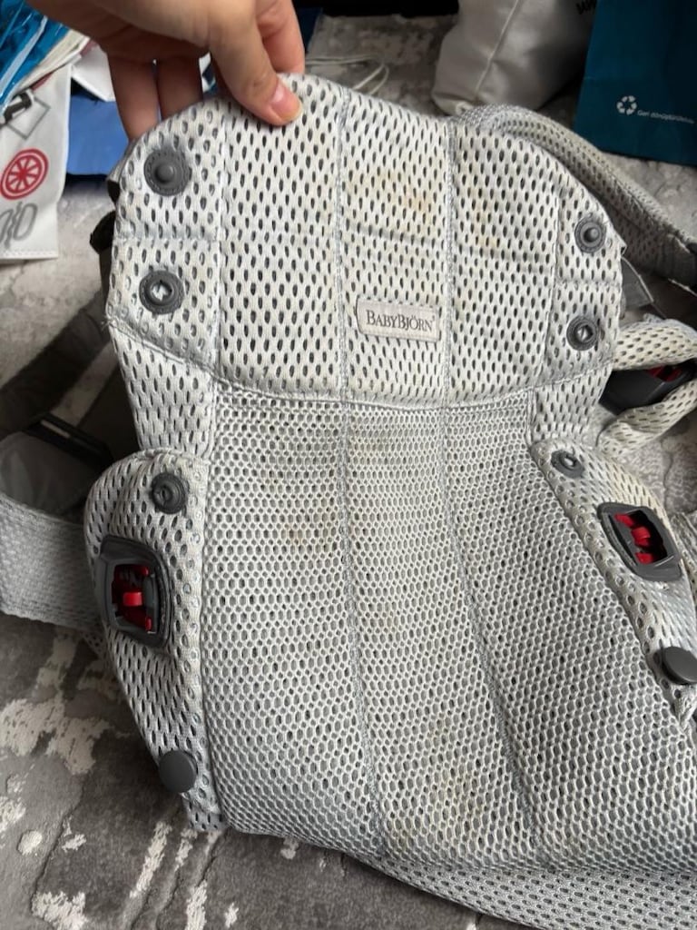 BabyBjörn Harmony 3D Mesh Silver Kanguru 0-15 kg - 12