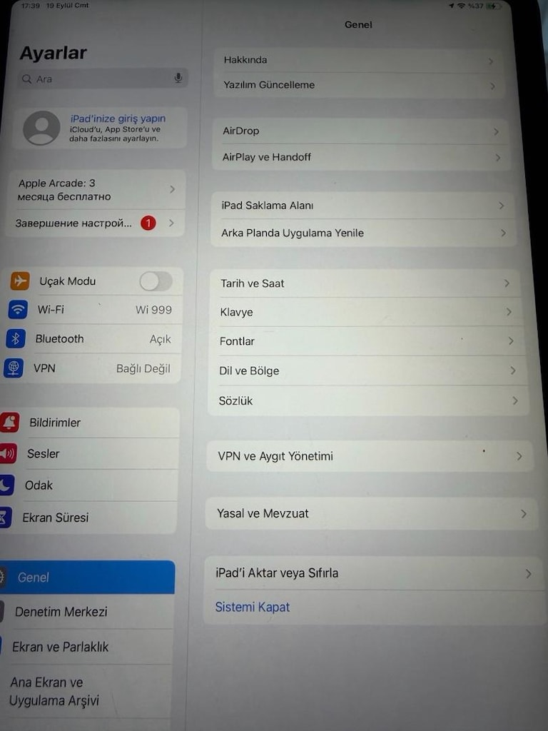 iPad Pro 11” 2. Nesil 128 GB Wi-Fi - 11