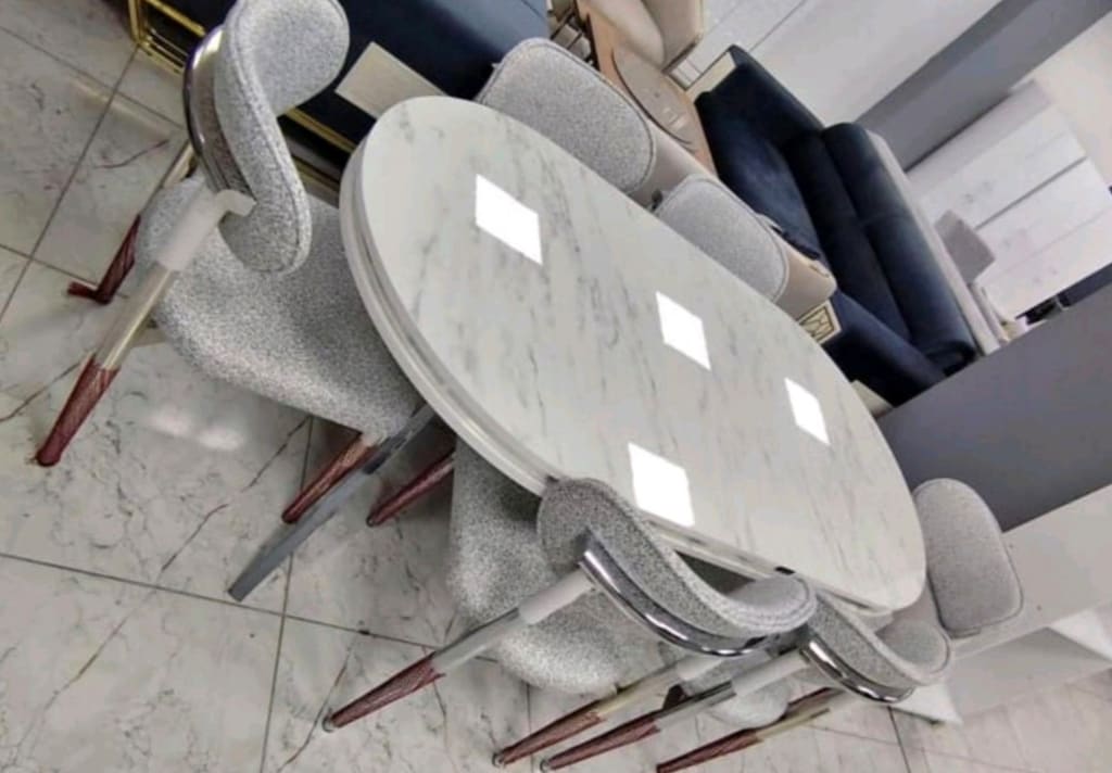 Bohem 6 Kişilik Masa Sandalye Takımı – Şık ve Modern Yemek Masası - 7