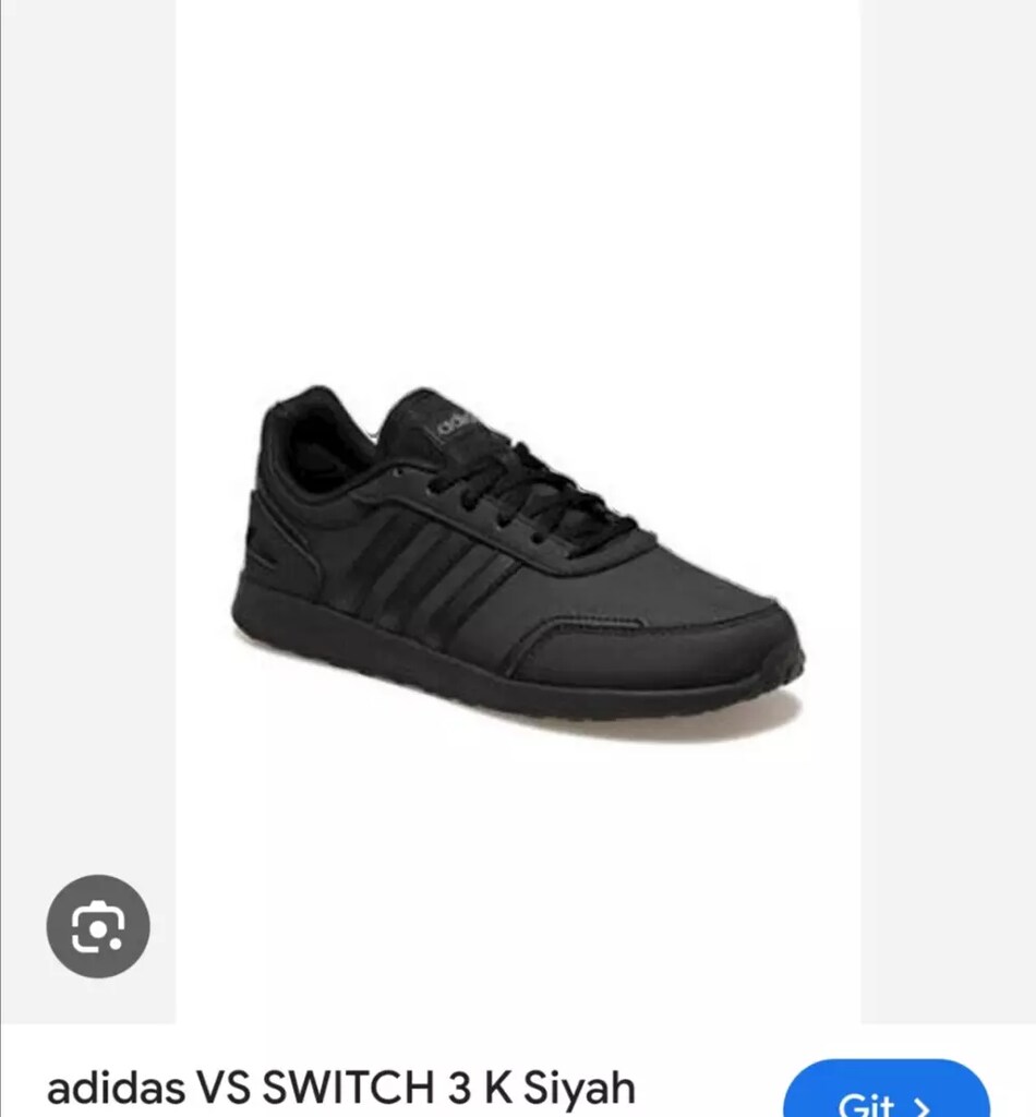 Adidas Siyah Sneaker Kadın Ayakkabısı - Siyah adidas Sneaker