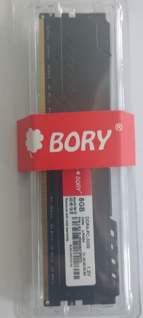 SIFIR ÜRÜN / Bory 8 GB DDR4 3200 MHz Soğutuculu RAM