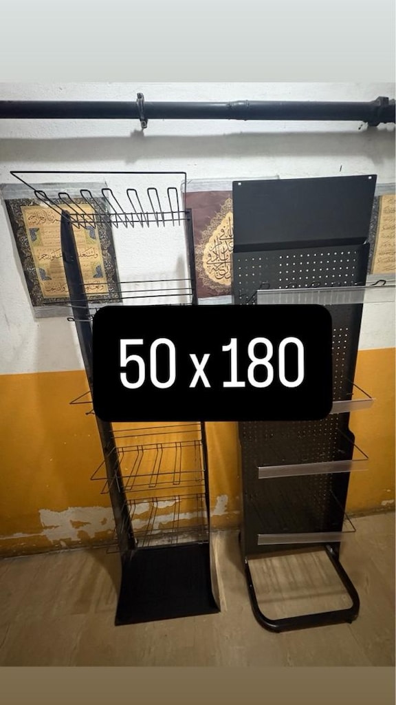 2 Adet Metal Askılık Standı Sağlam Temiz Acil Satılık - 3