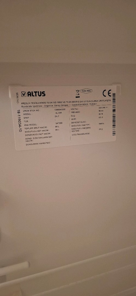 Altus Mini Buzdolabı - 4