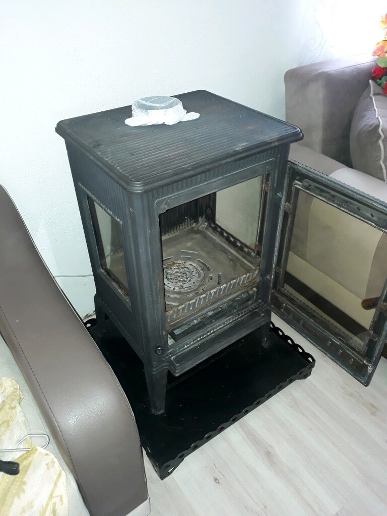 Saf döküm şömine soba - 3