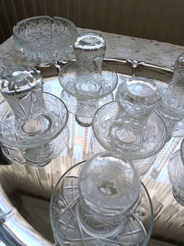 kristal çay bardağı - 7