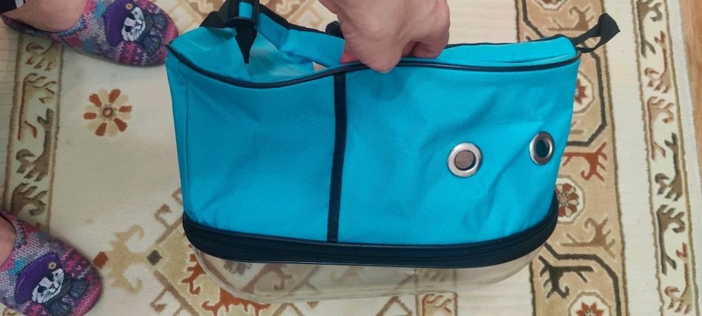 çift fonksiyonlu kedii yatağı ve taşıma çantası birlikte - 7