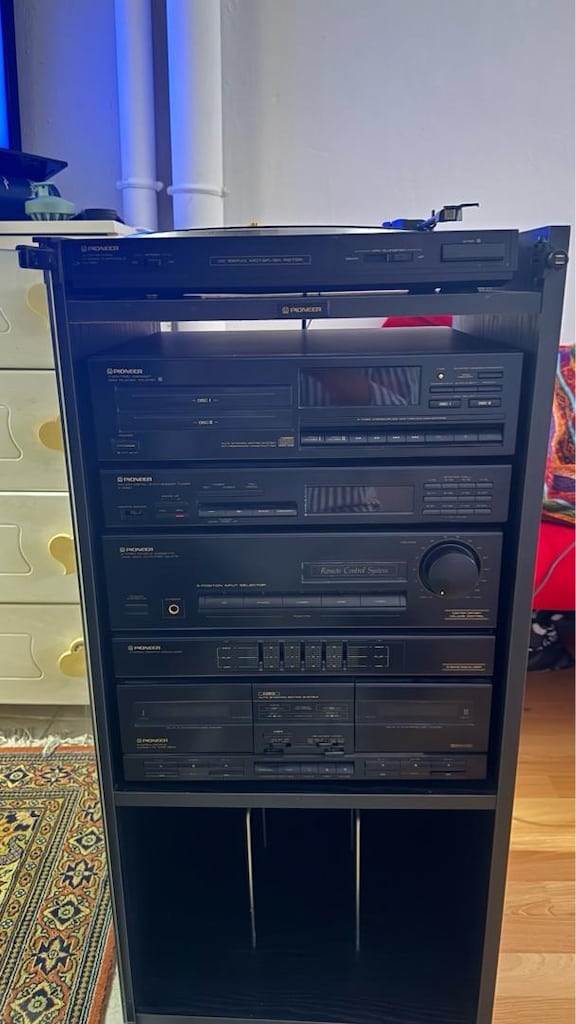 Pioneer Vintage Kule Tipi Müzik Seti + Dolabı İle Birlikte - 5