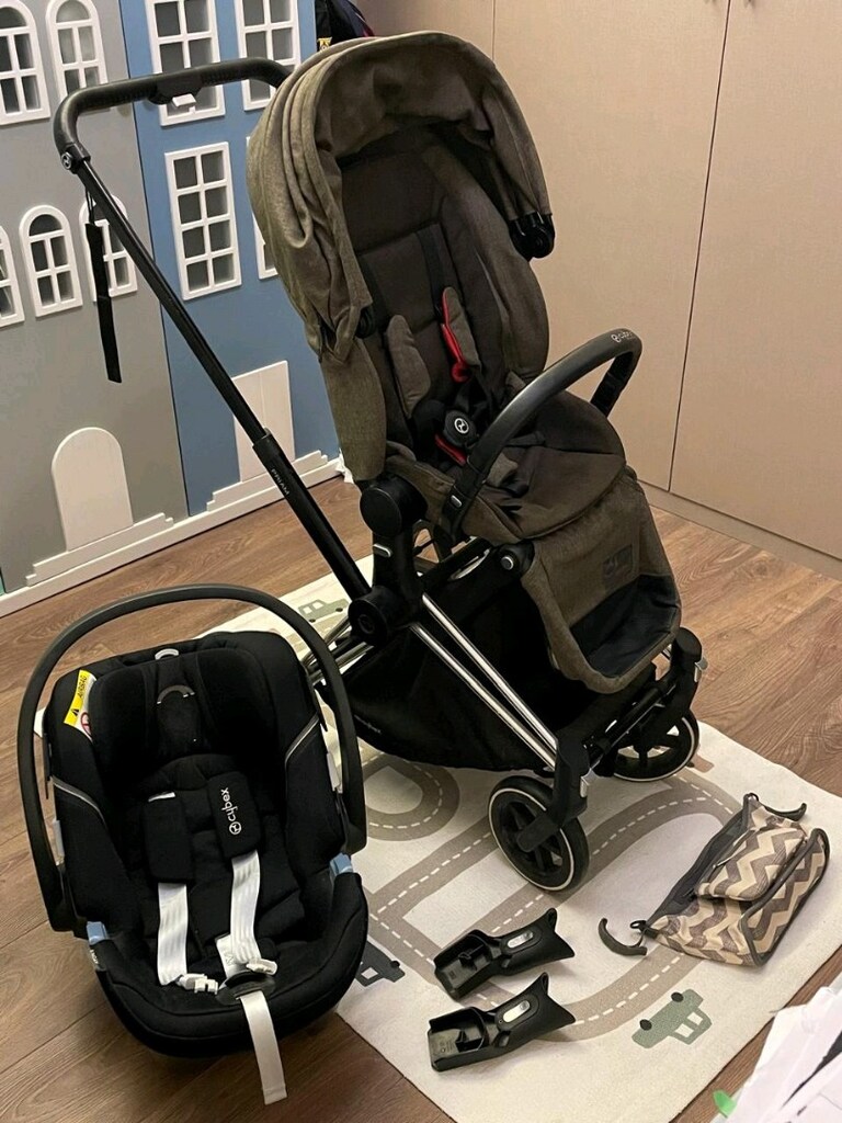 cybex piam bebek arabası ve cybex aton 5 puset - 6