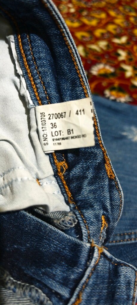 Zara Likralı Jean, kot pantolon — görsel 3/6