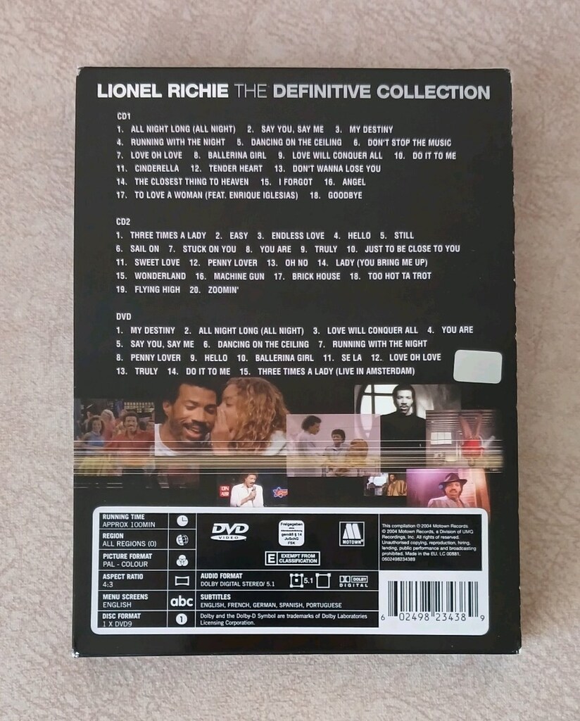 LİONEL RİCHİE DEFINITIVE COLLECTİON 3 DİSK MÜZİK ALBÜMÜ - 2