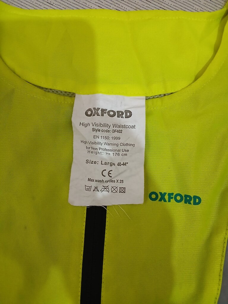ORJİNAL OXFORD REFLEKTÖRLÜ MOTORCU YELEĞİ - 5