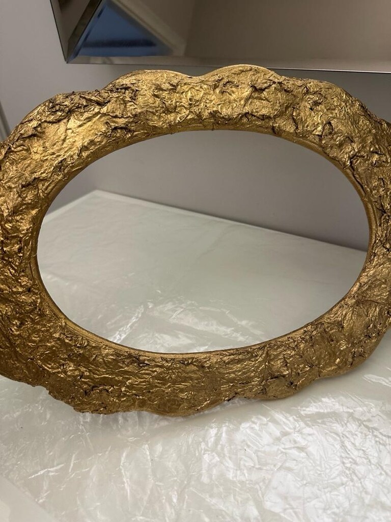 Ahşap kursta yapılmış el emeği 37/27 cm - 4