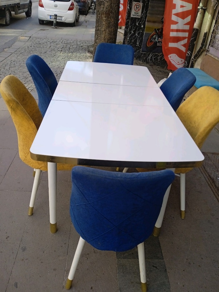 masa sandalye takımı adrese teslim açılan masa - 5