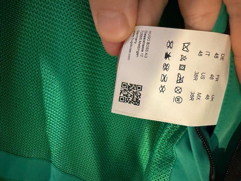 Hugo Boss Nano Teknolojili Canlı Yeşil Yağmurluk / Mont - 10