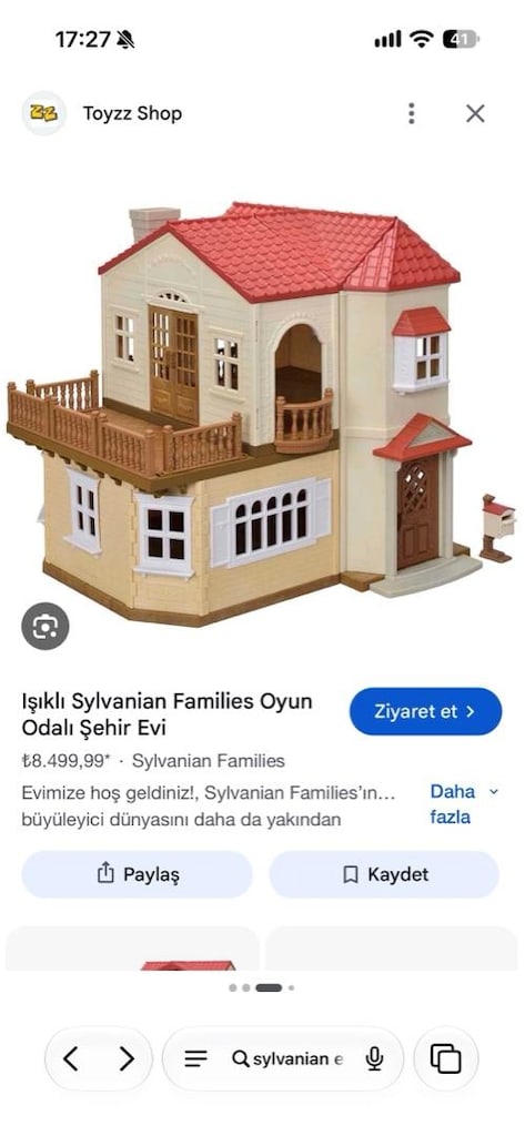 Işıklı Sylvanian Families Ev - 8