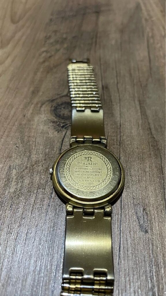 34 yıllık altın kaplama saat - 6