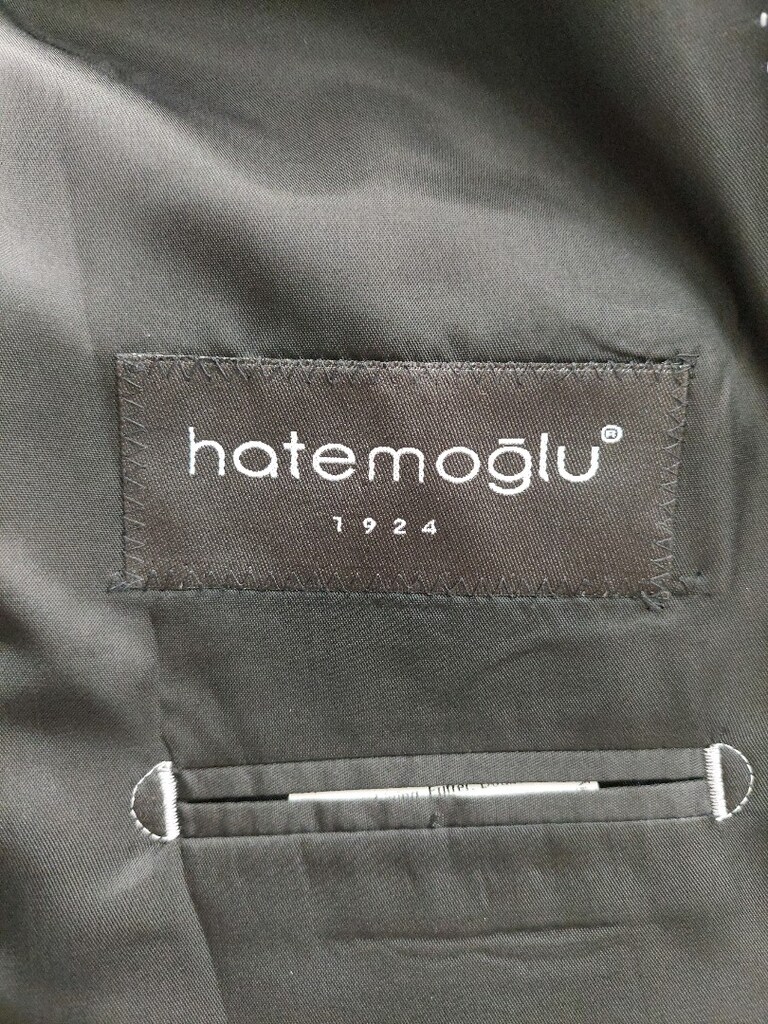 HATEMOĞLU 1924 Siyah Yünlü blazer ceket - 9