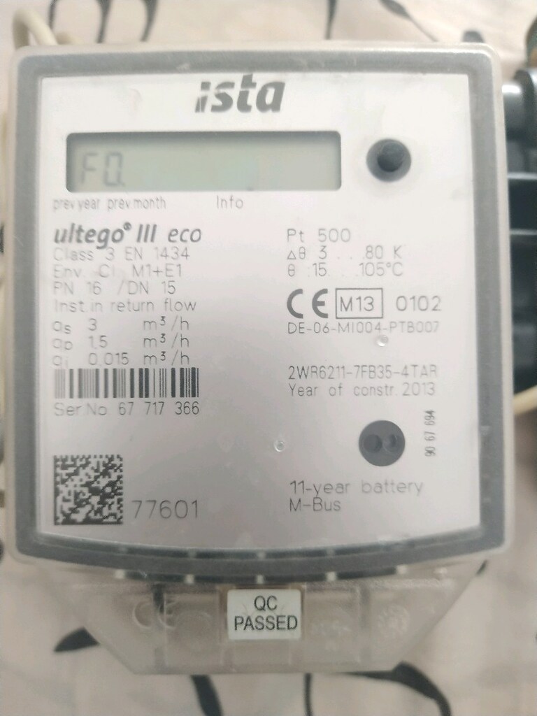 ISTA ULTEGO lll ECO SICAK SU/KALORİFER ÖLCUM CİHAZI - 2