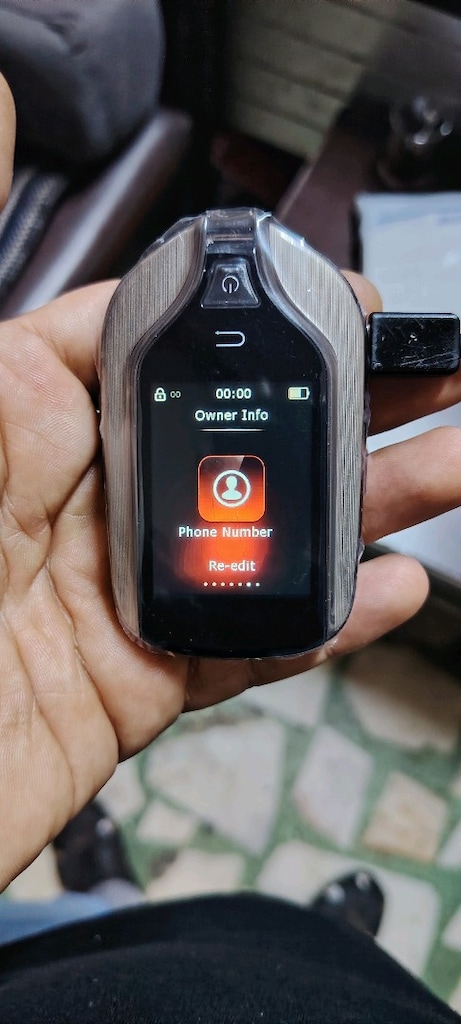 Lcd Ekran Akıllı Araç Kumandası Start Stop Anahtarsiz Çalıştırma - 2