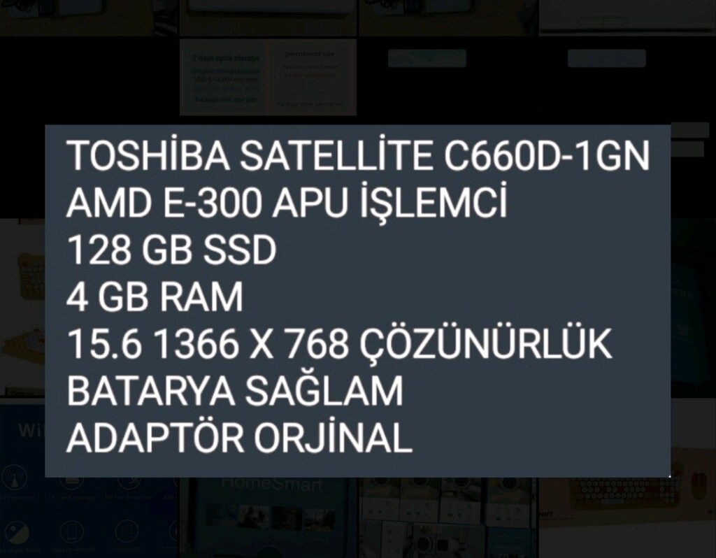 Toshiba satellite laptop tertemiz - 2