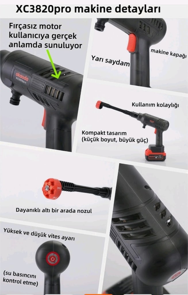 basınçlı yikama tabancası seti - 4