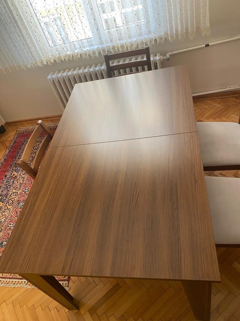 Tepe Home Orjinal Ceviz Yemek Masası - 5