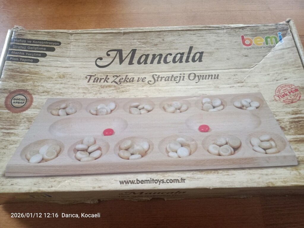 Bemi Mancala kutu oyunu - 2