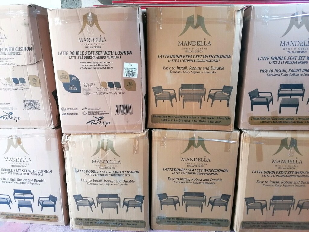 Latte oturma grubu 4 kişilik raddan model - 7