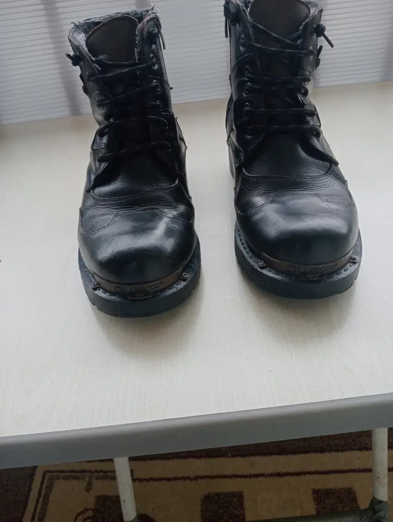 Du docco bot hatasız 41 numara koyu kahverengi deri tank gibi ayakkab