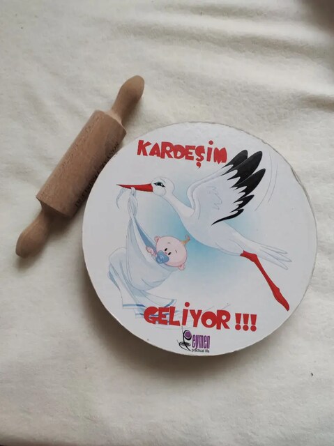 AHŞAP TAHTA MERDANE MASA oyun hamuru için