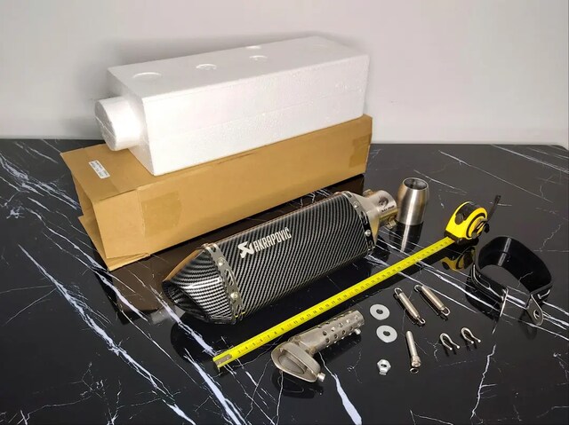 Akrapovic Egzoz Universal Model Motosiklet Egzoz moto eksos 37cm