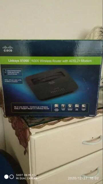 Linksys X1000-EE, KABLOSUZ 300MBPS ADSL2+ MODEM ROUTER Modem