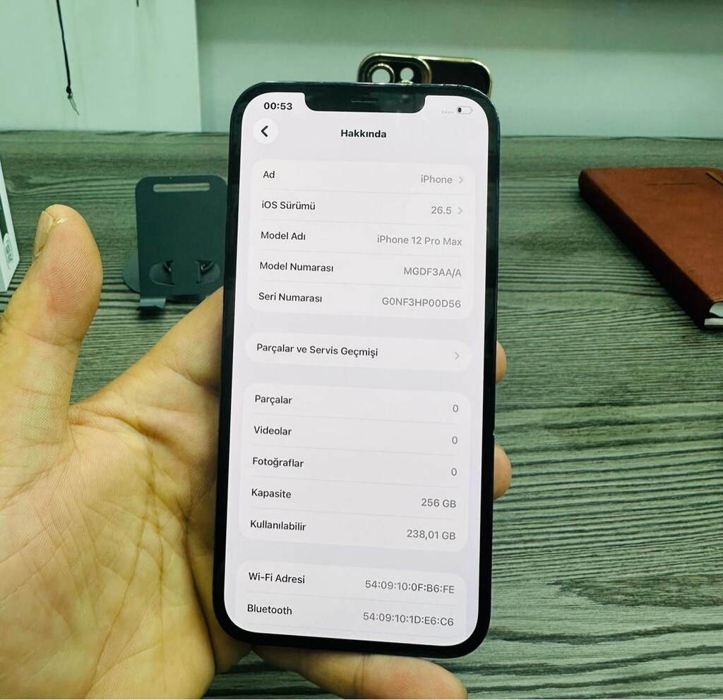 İphone 12 Pro Max 256GB YD Orj Seri Pil %78 Takas Olur - 3