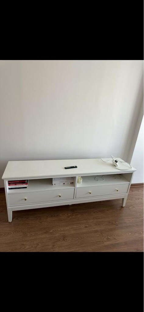 İKEA IDANÄS Tv Sehpası , Beyaz, 162x40x63 cm - 5