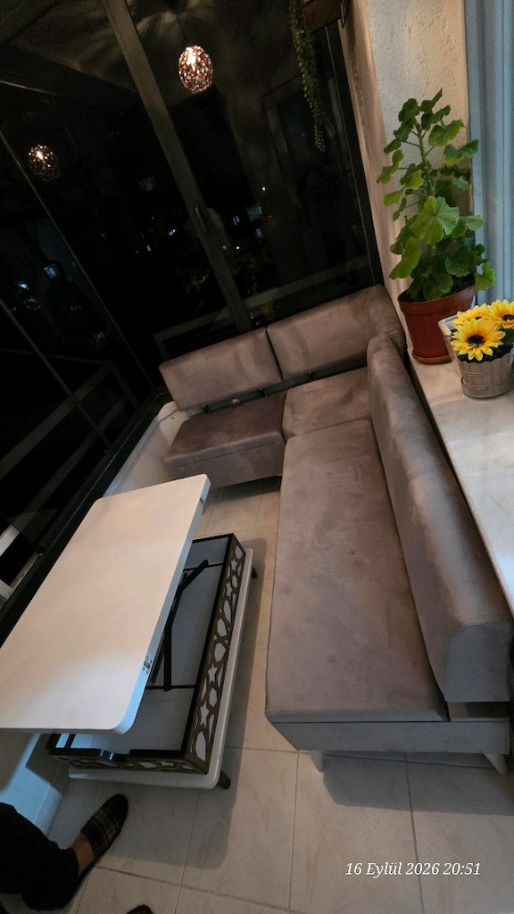 Köşe balkon takımı ve akıllı sehpa - 2