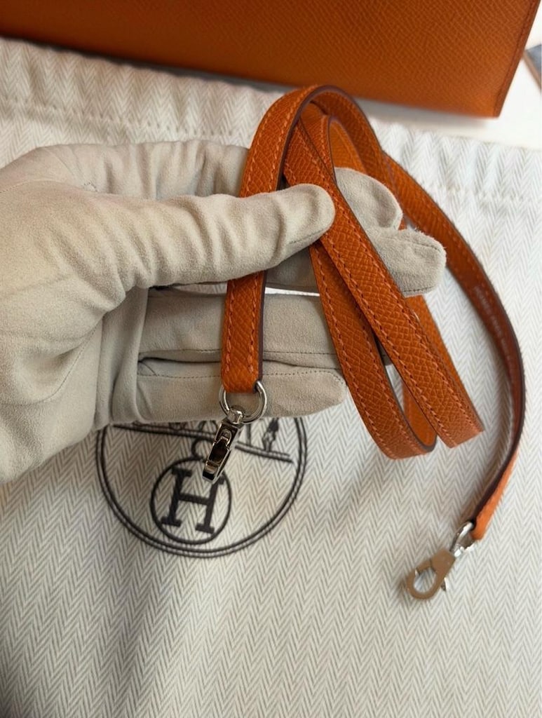 Hermes Mini Kelly 20 Bag Hakiki Deri - 4