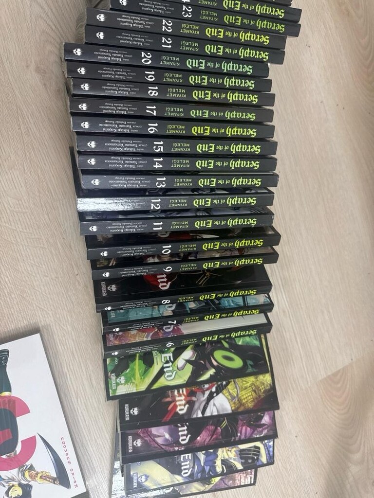 manga 25 kitap 4000 tl. anime seraph of the end kıyamet meleği - 4