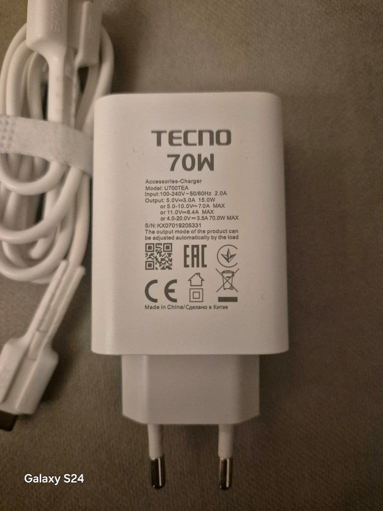 70w ultra hızlı tecno orj kutu çıkma sarj seti - 3
