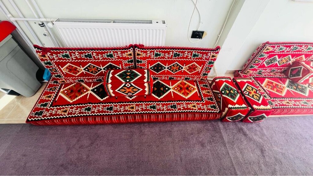 Özel Tasarım El Dokuması Şark Köşesi Takımı – Çok Şık ve Temiz - 3