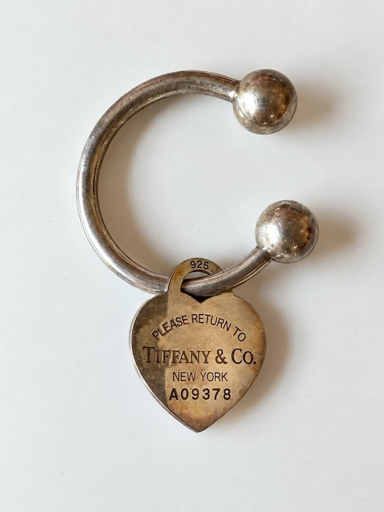 ORİJİNAL TIFFANY & CO. 925 AYAR GÜMÜŞ ANAHTARLIK - 4