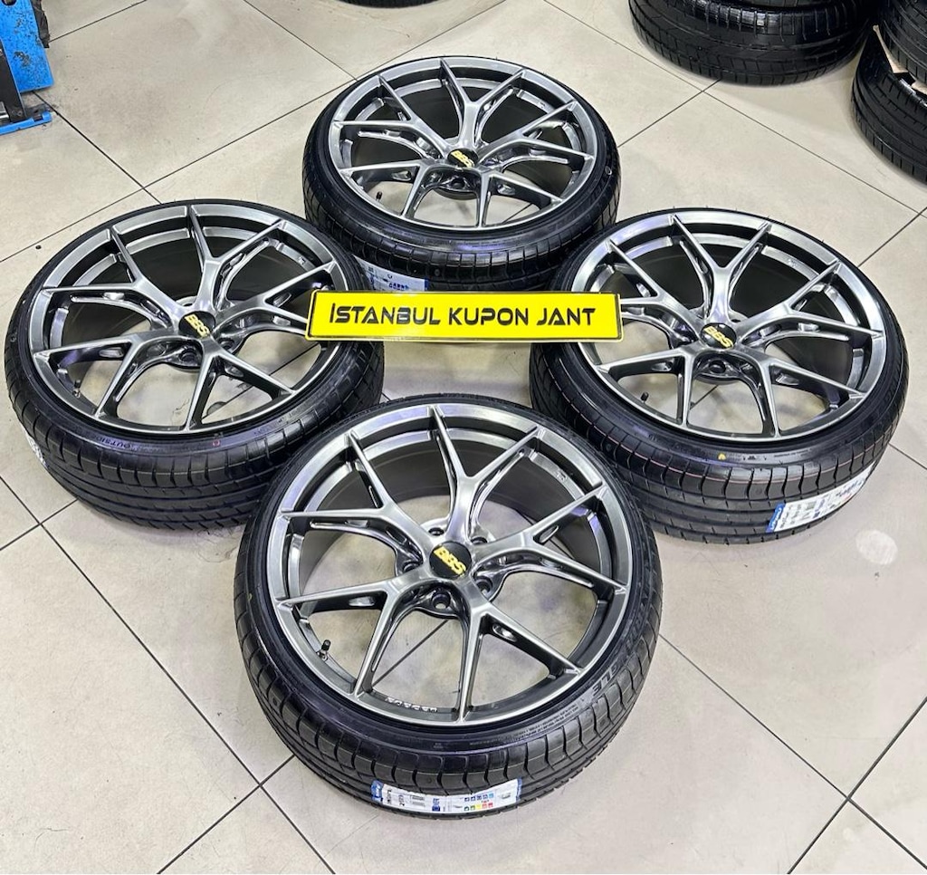 19 İNÇ SIFIR !! BBS Fİ-R 5x112 TRİANGLE JANT LASTİK TAKIMI 215/35/19 - 6