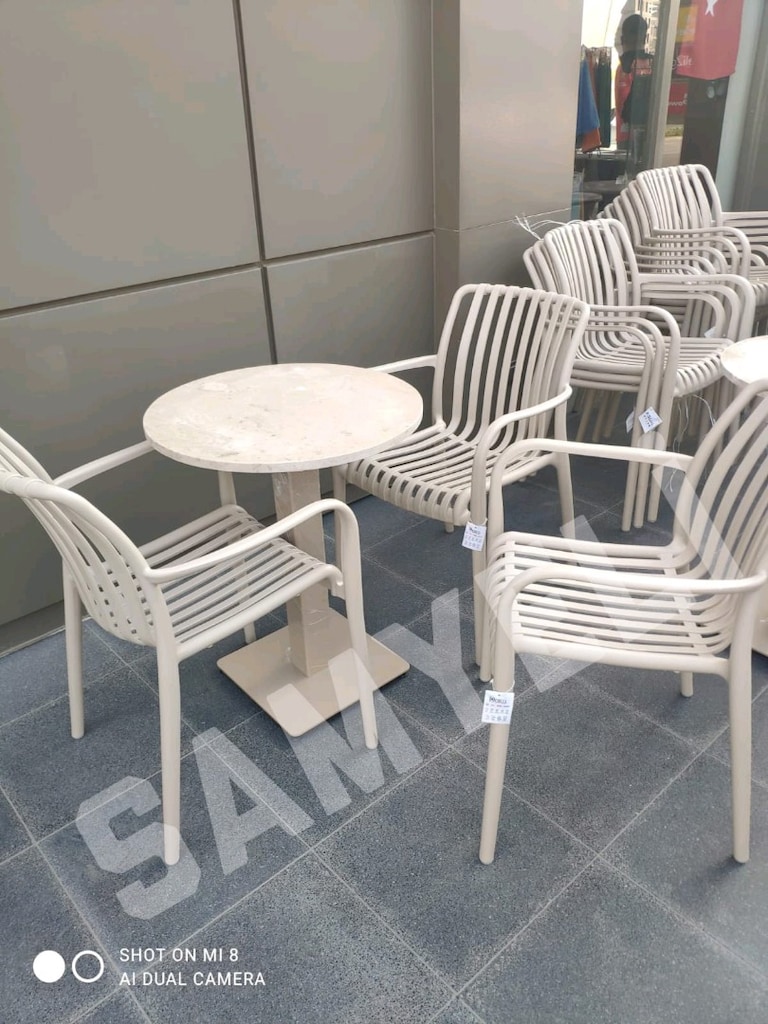 PARİS SANDALYE MERMER MASA MODELİ - 3