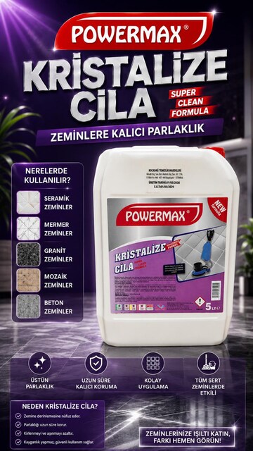 KRİSTALİZE CİLA 5 KG POWERMAX